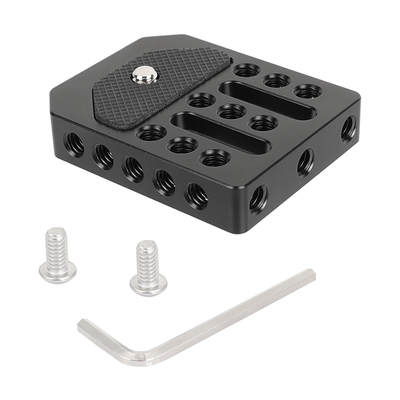 Camera Cage Baseplate - Hdrig แผ่นฐานจอภาพแบบกรงแผ่นชีสสำหรับจอภาพของผู้กำกับกล้องมีจุดเด่น1/4 