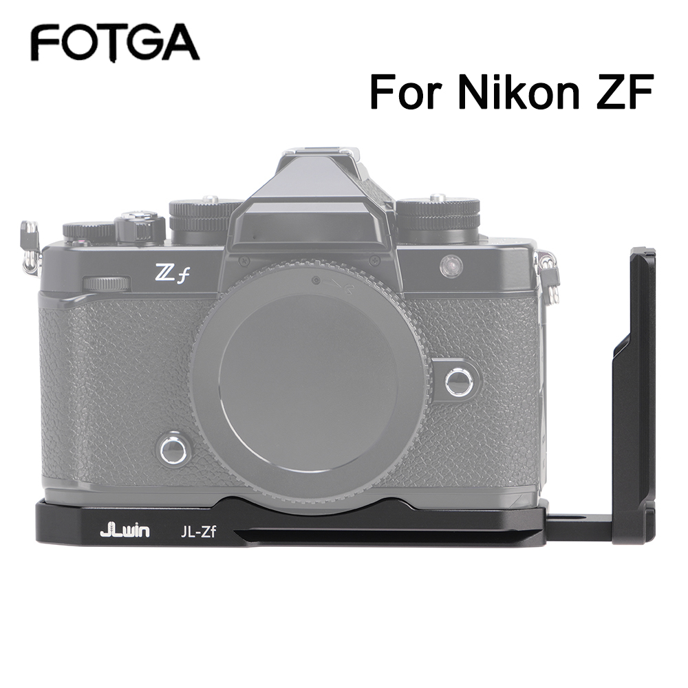 Camera Cage Baseplate - FOTGA L รูปร่างสําหรับ Nikon ZF กล้องถ่ายภาพแนวตั้งสําหรับ