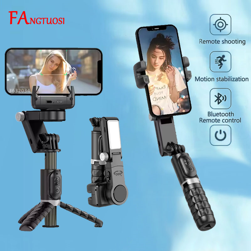 Photography Basics - FANGTUOSI 360 หมุนGimbal,Selfie Stickขาตั้งกล้องชัตเตอร์เติมแสงกําลังติดตามการถ่ายภาพ,Stabilizerสําหรับสมาร์ทโฟนLive/Vlog