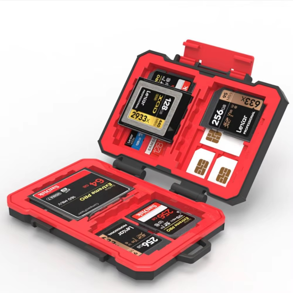 Photography Sim - กล่องใส่การ์ด SD กล้องถ่ายรูป กล่องเก็บ Microsd กันน้ำ