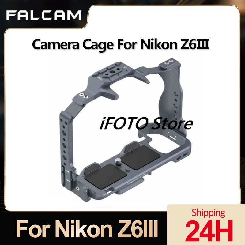 Camera Cage Baseplate - Falcam F22สำหรับ Nikon อุปกรณ์เสริมขยายช่องกล้อง Z6III, ปล่อยอย่างรวดเร็วที่จับ