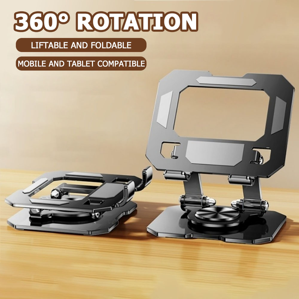 Camera Cage Baseplate - ขาตั้งแท็บเล็ตแบบหมุนได้ 360 องศา ปรับระดับได้ พับเก็บได้ ยกขึ้นได้