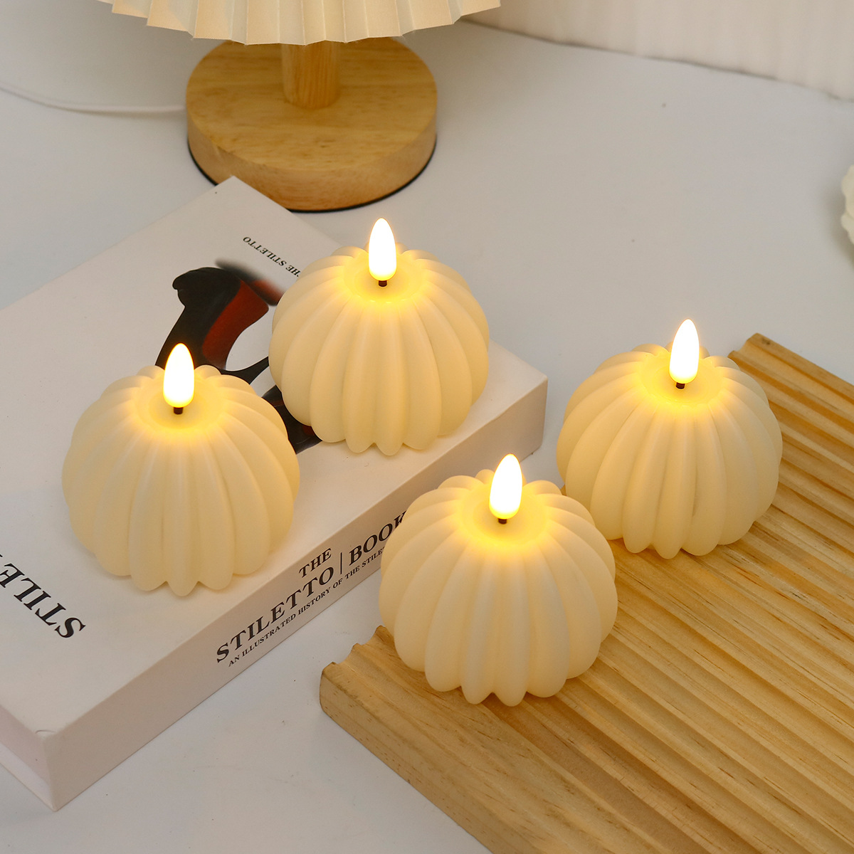 เทียน LED รูปทรงลูกบาศก์ สำหรั - Photography Wedding บทวิจารณ์และราคา