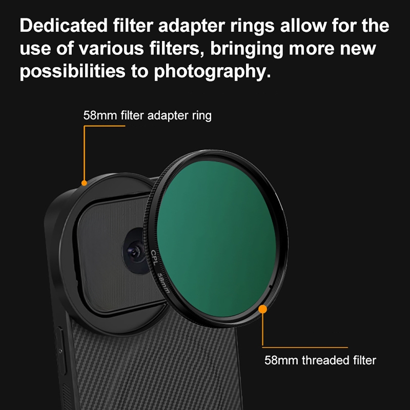 ชุดฟิลเตอร์เลนส์ 4 in 1 ขนาด 5 - Photography With Mobile บทวิจารณ์และราคา