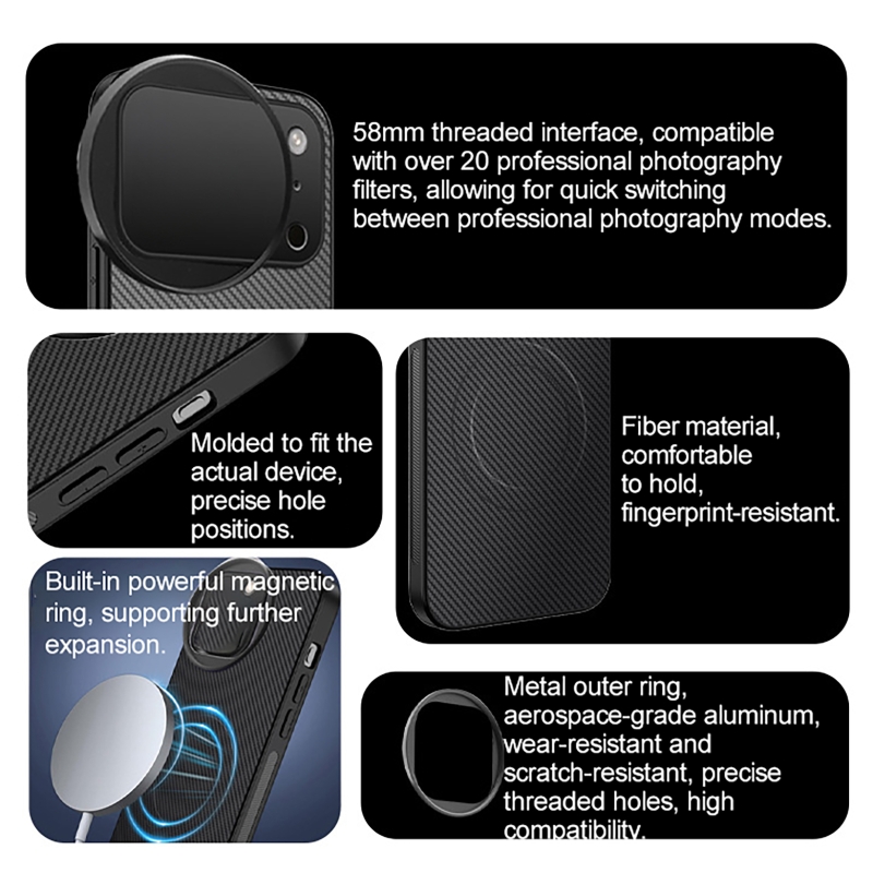 ชุดฟิลเตอร์เลนส์ 4 in 1 ขนาด 5 - Photography With Mobile บทวิจารณ์และราคา