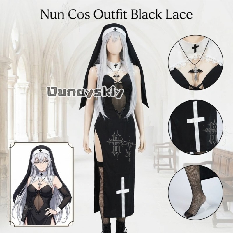 ชุดคอสเพลย์แม่ชี KS*06 ชุดบัสเ - Photography Outfit บทวิจารณ์และราคา