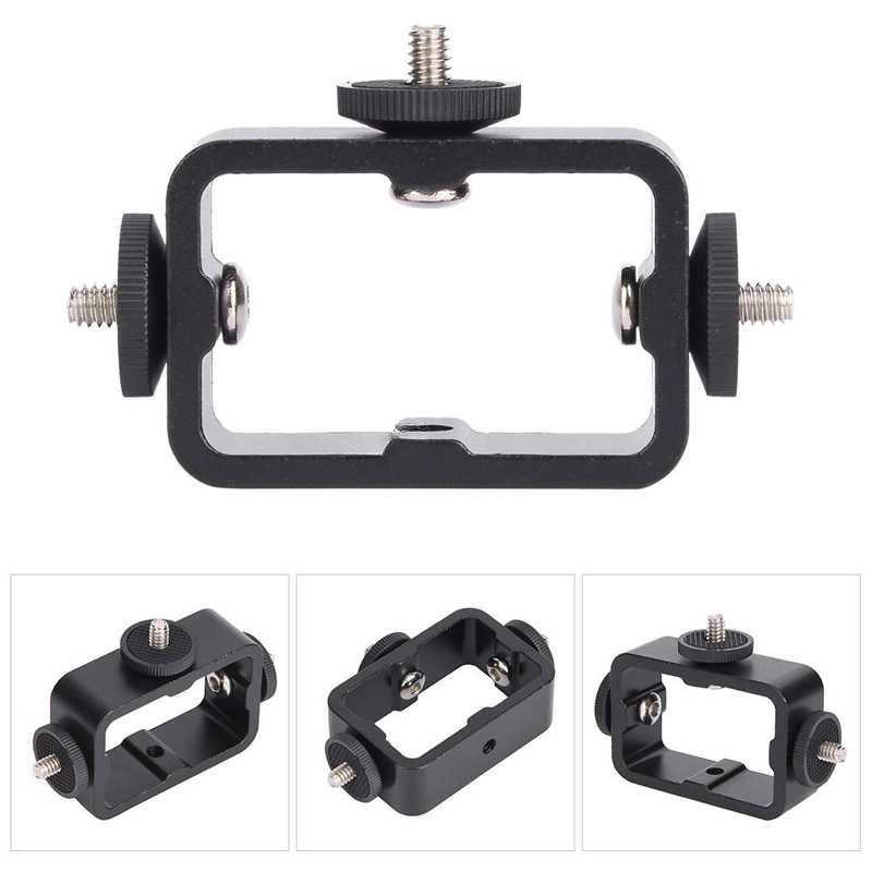 3ใน1ผู้ถือติดศีรษะแฟลชวงเล็บอะ - Camera Cage Baseplate บทวิจารณ์และราคา