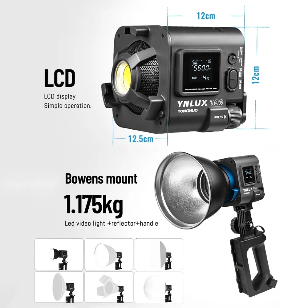 ไฟวิดีโอ LED แบบพกพา YONGNUO Y - Photography Studio บทวิจารณ์และราคา