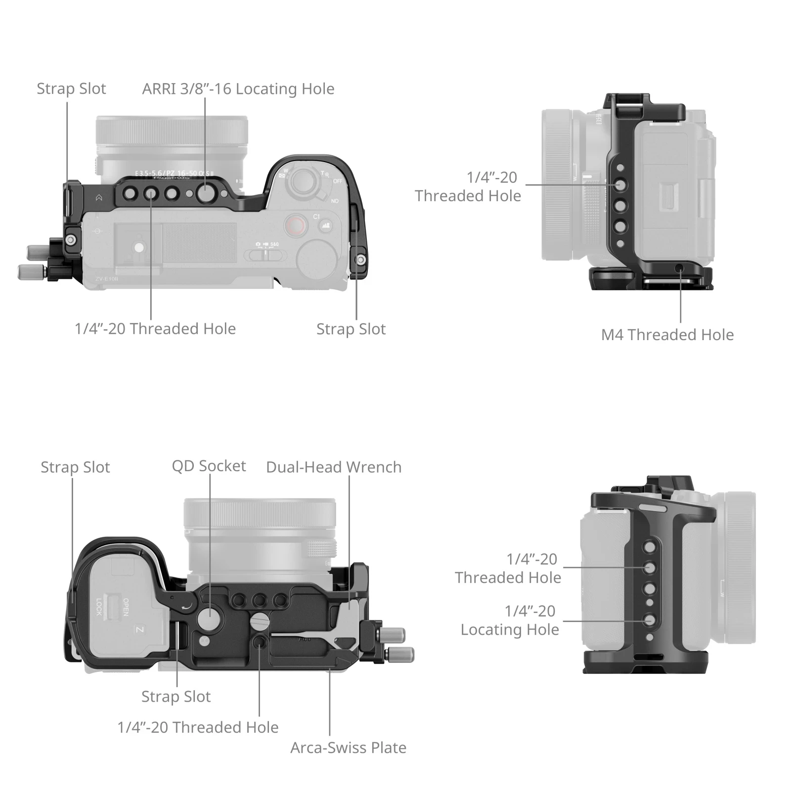 Smallrig HawkLock Quick Releas - Camera Cage Baseplate บทวิจารณ์และราคา
