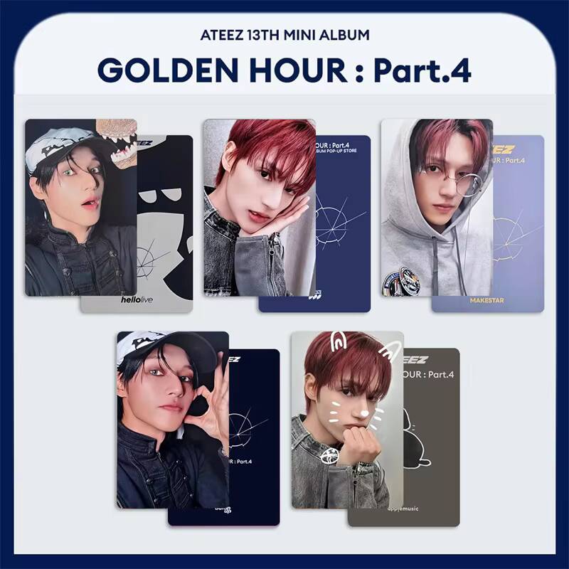 การ์ดสะสม Kpop ATEEZ 5 ชิ้น/ชุ - Photography News บทวิจารณ์และราคา