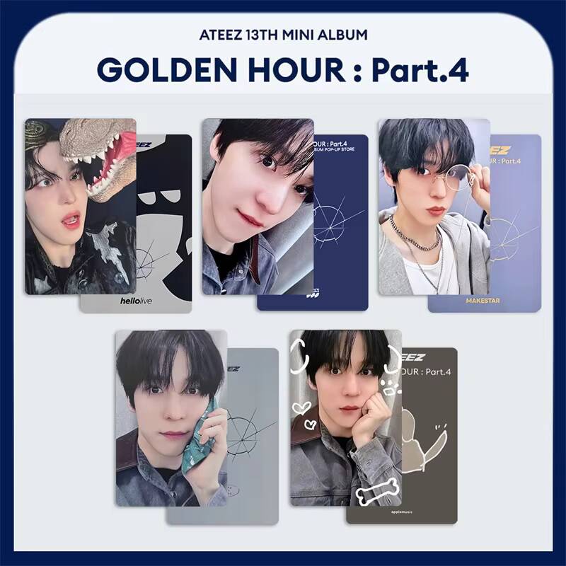 การ์ดสะสม Kpop ATEEZ 5 ชิ้น/ชุ - Photography News บทวิจารณ์และราคา