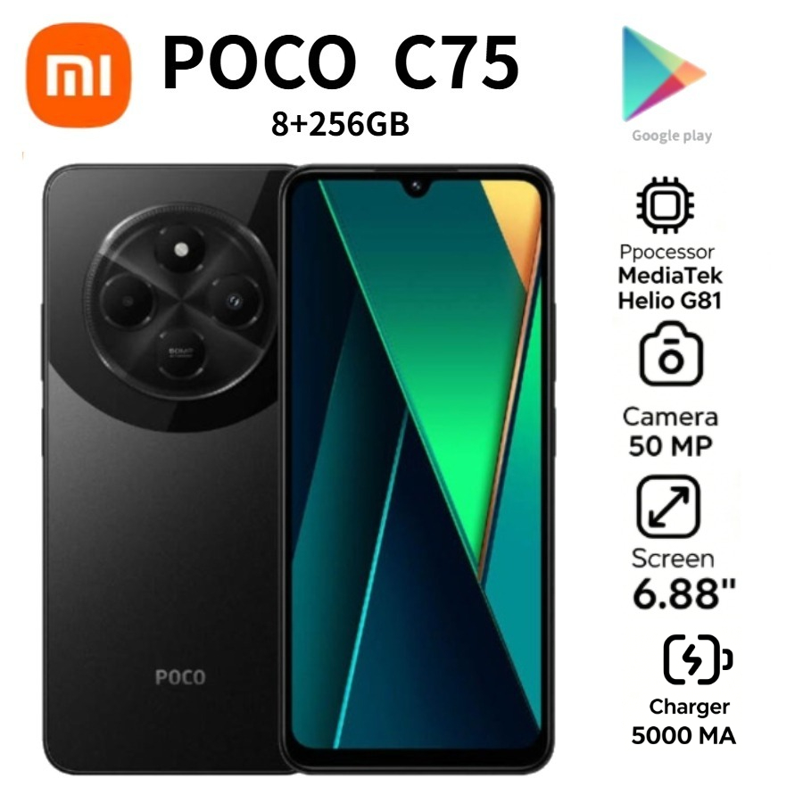 POCO C75 รุ่นใหม่ ปี 2026 สมาร - Photography Sim บทวิจารณ์และราคา