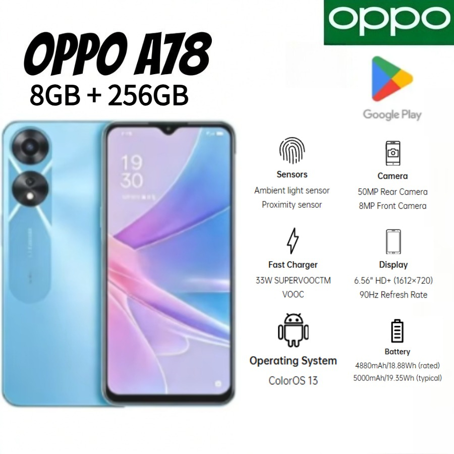 สมาร์ทโฟน OPPO A78 รุ่น Global - Photography Sim บทวิจารณ์และราคา